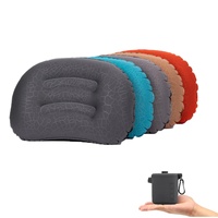 Oreiller gonflable léger et imperméable pour le camping en plein air, oreiller pliable en TPU