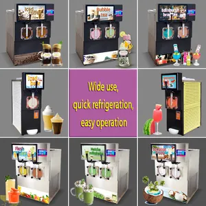 Envío Gratuito a EE. UU., Máquina Comercial para Granizados, Máquina para Hacer Granizados, Smoothies y Margaritas, Precio de Máquina Expendedora de Granizados - Product Image 5
