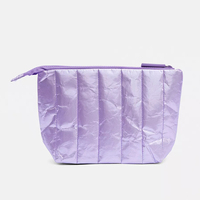 Trousse de maquillage personnalisée, sac à cosmétiques rempli de coton, grand étui à cosmétiques souple
