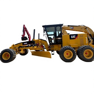 Used Motor Grader <b>Cat</b> 140K Secondhand Grader 120H 140H 160K High Quality Construction Machinery in Shanghai Yard - Product Image 1