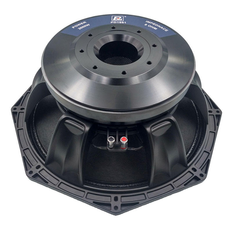 2000W 18 Inch High Quality Dj Sub Woofer Bass Speakers with 300 mm Magnet  and Inch Voice Coil