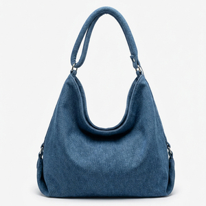Bolso de Hombro de Mezclilla de la Marca de Moda Clásica Gorfia al por Mayor con Logotipo Personalizado, Proveedor de Bolsos OEM - Product Image 4