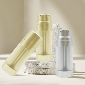 10ml + 10ml 25ml + 25ml nhựa chăm sóc da gói kép buồng chai refill airless chân không huyết thanh bơm Lotion chai - Product Image 3