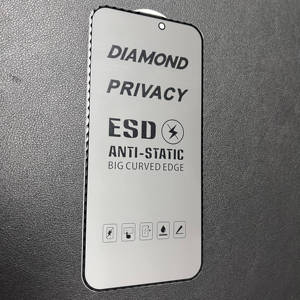 Pellicola Protettiva in <span class=keywords><strong>Vetro</strong></span> <span class=keywords><strong>Temperato</strong></span> Anti-Spia con <span class=keywords><strong>Taglio</strong></span> Diamantato per iPhone 17 16 15 14 13 12 11 Pro Max - Product Image 2