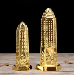 Figura de Pagoda de la Sútra <span class=keywords><strong>del</strong></span> Corazón de Metal, Técnica de Fundición - Product Image 3