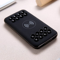 Banque d'alimentation portable CASUN à charge rapide 10000mah Chargeur sans fil à ventouse Banque d'alimentation pour téléphone
