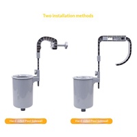 Écumeur de piscine ABS 58233 avec filtre propre, flotteur de surface de piscine et extracteur de débris pour piscine
