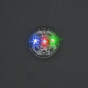 LED Shoe Light Small 1.2cm Diameter Mini Round Vibrating <strong>Red</strong> Green Blue Flashing Light Accessory Headlights Kids Mini Round <strong>Croc</strong> - Product Image 1