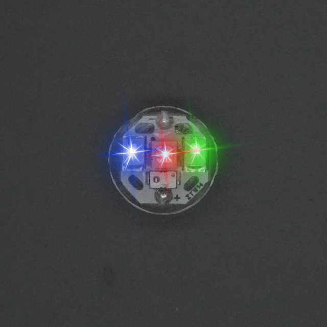 LED Shoe Light Small 1.2cm Diameter Mini Round Vibrating Red Green Blue Flashing Light Accessory Headlights Kids Mini Round Croc