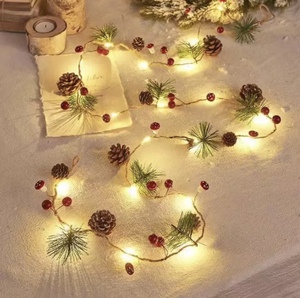 Mini Kupferdraht LED Strip String Lichterketten Batterie betriebene IP44 für Weihnachten Geburtstags feier Hochzeit Urlaub Beleuchtung - Product Image 3