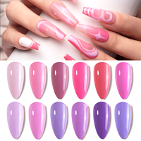 HONEY GIRL 48 Couleurs Personnalisées à Marque Privée Vernis à Ongles Permanent Professionnel Fournitures pour Ongles 15ml Gel Polish Soak Off UV