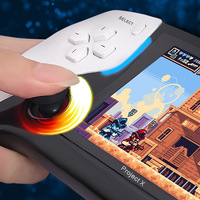Nouvelle Console de Jeu Vidéo PS5 2024 Project X, Lecteur Vidéo HD Portable Deux Joueurs à Double Manette, Joysticks et Contrôleurs de Jeu