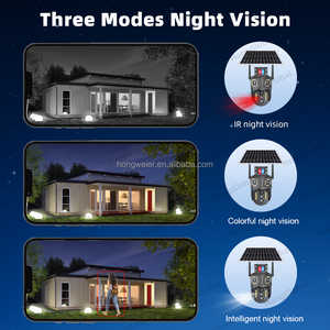 Hongglobal 12MP V380 <span class=keywords><strong>Pro</strong></span> 3 ống kính 10x Zoom 6K 4G không dây năng lượng mặt trời Powered PTZ surveil máy ảnh ngoài trời an ninh CCTV 4G năng lượng mặt trời máy ảnh - Product Image 3