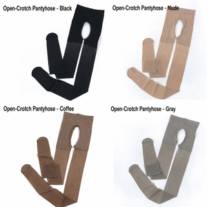 <span class=keywords><strong>Collant</strong></span> sexy trasparenti a coscia, sottili, in tinta unita, <span class=keywords><strong>con</strong></span> cavallo aperto, certificati OEKO-TEX, vendita all'ingrosso diretta dalla fabbrica - Product Image 2