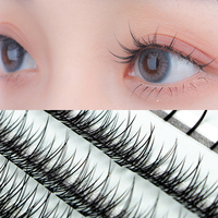 Extensions de cils en grappe 3D faites à la main, 5 rangées, 0,07 mm, éventails individuels, faux cils en grappe, vente en gros