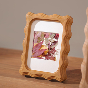 Moldura de Foto Personalizada de Madeira Sólida DIY de 6 polegadas, Criativa, Ecológica e Durável para Exibição de Mesa <span class=keywords><strong>A4</strong></span> - Product Image 1