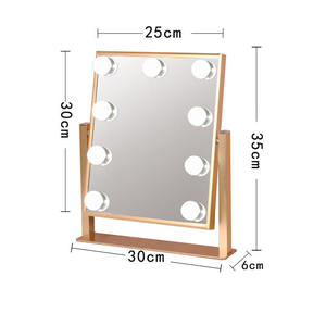 <b>Led</b> Makeup <b>Mirror</b> <b>Dressing</b> <b>Table</b> Desktop Vanity <b>Mirror</b> Smart Makeup <b>Mirror</b> for Bedroom - Product Image 6
