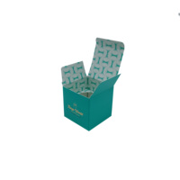 Fabricant Design Logo imprimé personnalisé Petite boîte en carton Boîte d'emballage cadeau bougie avec plateau intérieur