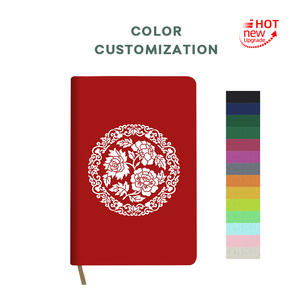 Fábrica roja Diseño de Cruz personalizado Cuero de PU Tamaño estándar Naranja <span class=keywords><strong>con</strong></span> cubierta de patrón Servicio de impresión de libros bíblicos - Product Image 3