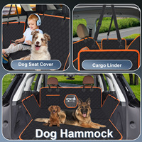 Tapis de voiture pour animaux de compagnie en tissu Oxford 600D, avec doublure intérieure en polyester à mailles, antidérapant et imperméable, pour siège de voiture de voyage pour chien