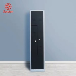 Sanjian nouveau design gris <span class=keywords><strong>6</strong></span> porte battante chambre Z/LShape vêtements placard de rangement armoire métal armoire acier casier - Product Image 5