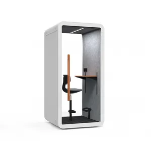 La mejor cabina de oficina inteligente de calidad para reuniones de oficina, cabina de teléfono, cápsula acústica pequeña para oficina