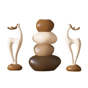 Scultura di Cervo di Lusso per Arredamento Casa, Accessori per Soggiorno, Ornamento di Alce in Resina, Regalo Artigianale - Product Image 5