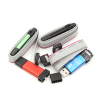 Emulador USB AVR JTAG ICE, Descargador USB de Amplio Rango de Voltaje con Protección Contra Sobrecorriente, Carcasa Metálica, Depurador y Programador