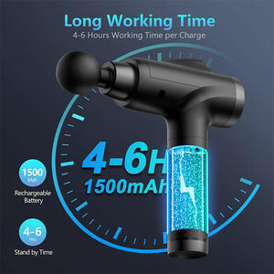 เครื่องนวดตัวแบบสั่นสะเทือน BBK LED หน้าจอสัมผัส นวดเนื้อเยื่อลึก แบบพกพา ใช้มอเตอร์ไร้แปรงถ่าน 20 ระดับความเร็ว 8 โหมดการนวด - Product Image 4