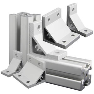 Connecteurs d'angle verticaux à 90 degrés en alliage d'aluminium extrudé robuste Deying pour applications industrielles - Product Image 5
