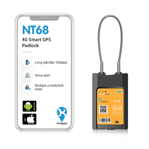 Hàng hóa an ninh thông minh ổ khóa thời gian thực GPS khóa Tracker Trailer con dấu điện tử với pin lớn dài khóa dây GPS khóa - Product Image 3