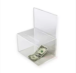 Rõ Ràng <span class=keywords><strong>Acrylic</strong></span> Bóng Rổ Hiển Thị Hộp, Hộp Bóng Đá - Product Image 5