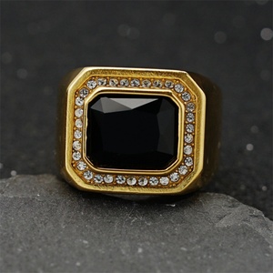 Popular <b>Men</b> <b>Rings</b> Stainless Steel Personalized Jewelry <b>Ring</b> rainbow Diamond <b>Rings</b> for <b>Men</b> - Product Image 5