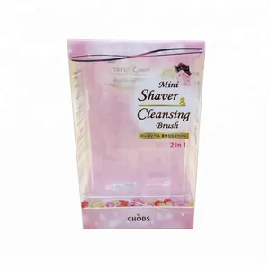 Power Clear PET Plastic Box for Lady Liquid Foundation Environmentally Friendly and Recyclable for Gift Packaging