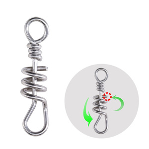 Khóa xoay câu cá bằng thép không gỉ Palmer, móc xoay câu cá, móc xoay bắt vít, dụng cụ câu cá biển 47mm 59mm - Product Image 3