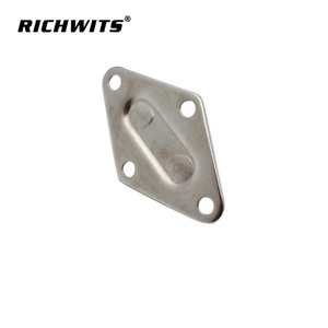 RICHWITS แผ่นยึดสแตนเลสแบบมีรูร้อยสาย 4 ขนาด อุปกรณ์ฮาร์ดแวร์ทางทะเล สำหรับยึดติดกับเรือใบและอุปกรณ์เสริม - Product Image 4