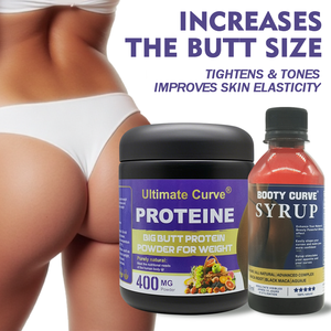 Commercio all'ingrosso a base di erbe naturali aumento di peso proteine in polvere grande culo Booster con sciroppo di bottino migliorare lo sciroppo gluteo - Product Image 2