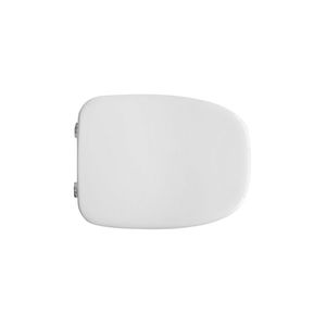 Vase carré blanc Pozzi Ginori, siège de toilette en plastique, accessoire de salle de bain - Product Image 1