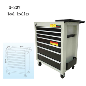 DRSD Heavy Duty Metal Iron 7 Drawers Roller Tool <strong>Trolley</strong> Tool <strong>Cabinet</strong> With Mechanic Repair Tools - Product Image 3