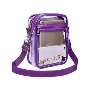 New Style Custom or Wholesale Stadium Approved PVC Shoulder Bag Men Women Transparent <strong>Purse</strong> <strong>Clear</strong> Crossbody Bag - Product Image 5