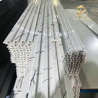 Panneaux Muraux en Composite Bois-Plastique WPC Étanche, Lames de Bardage Cannelées pour Intérieur et Extérieur