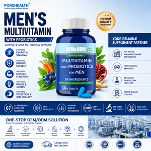 Multivitamínico <span class=keywords><strong>para</strong></span> Hombre de Marca Privada con Probióticos en Tabletas |   Vitamina B, C <span class=keywords><strong>y</strong></span> <span class=keywords><strong>Magnesio</strong></span> <span class=keywords><strong>para</strong></span> Energía <span class=keywords><strong>y</strong></span> Apoyo Inmunológico, Fábrica OEM con Certificación GMP - Product Image 2