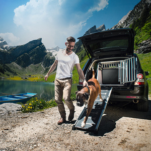 <span class=keywords><strong>Jaula</strong></span> Transpirable para Perros Grandes, para Uso en el Coche y en Casa, Modelo Milan, Artículos para Mascotas - Product Image 4