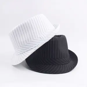 Fédora — chapeaux Panama noir et blanc, vente en gros, printemps et automne