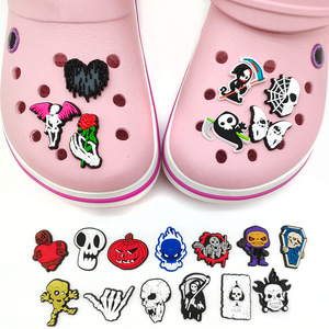 Famoso Adorno de Hebilla para Zapatos con Temática de Día de Todos los Santos, Popular Decoración de Terror para Asustar, Charm para Zuecos, Charm de Moda para Zapatos con Temática de Truco o Trato - Product Image 5