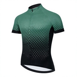 <b>Men's</b> Custom Printed Polyester <b>Cycling</b> <b>Jersey</b> Full <b>Sleeve</b> Breathable Quick Dry Lightweight Moisture Wicking Fabric - Product Image 1