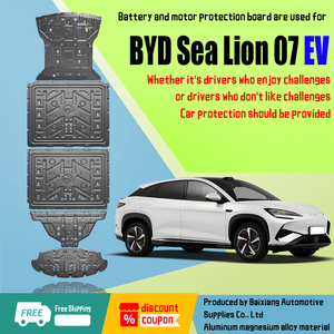 Plaque de protection <span class=keywords><strong>sous</strong></span> châssis, <span class=keywords><strong>cache</strong></span>-<span class=keywords><strong>moteur</strong></span>, protection de batterie, plaque anti-chute pour BYD Sealion, Seal, Dolphin, Seagull, Yuan Up, Atto <span class=keywords><strong>3</strong></span>, M6, M9 - Product Image 3
