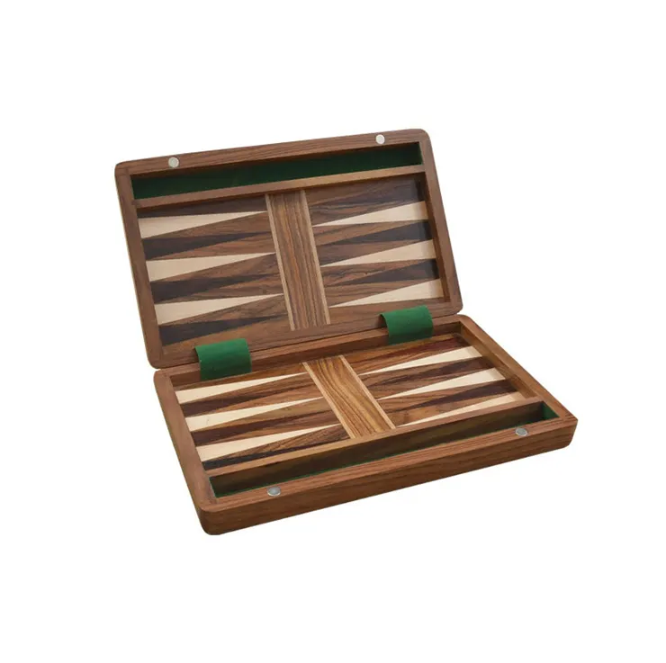 Fctory custom modern large 21 23 inch wooden backgammon chess game with wooden table and chips for middle east
