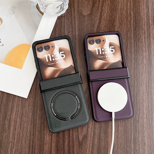 Étui de protection intégral en cuir avec protection de charnière pour Motorola <span class=keywords><strong>Razr</strong></span> 60 50 <span class=keywords><strong>40</strong></span> <span class=keywords><strong>Ultra</strong></span> 60 50 <span class=keywords><strong>Razr</strong></span>+ 2025, pliable, antichoc, design professionnel - Product Image 3
