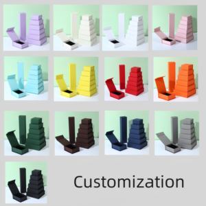 Porta joias luxe livre forme anneau boucle d'oreille <span class=keywords><strong>collier</strong></span> Bracelet ensemble bijoux boîte-cadeau emballage boîte à bijoux pour les filles - Product Image 6